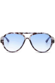 Aviator shape | Blue / Havana | Solbriller fra Okkia