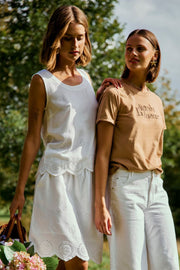 Linus Skirt 205889 | Brilliant White | Nederdel fra Freequent