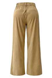Corduroy Wide Pants | Sand | Bukser fra Liberté