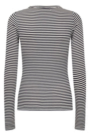 SNOS433 | Navy Striped | T-Shirt fra Sofie Schnoor