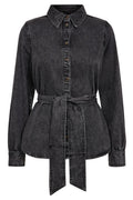 Lisea Shirt 206690 | Vintage Grey Denim | Shirt fra Freequent