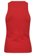 Sahara Embroidery Tank Top 33151 | Red | T-Shirt fra Co'couture – nedsat