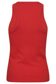 Sahara Embroidery Tank Top 33151 | Red | T-Shirt fra Co'couture