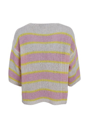 Casja Knit Cardigan | Candy | Top fra Black Colour