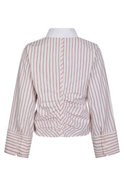 Francesca Stripe Shirt | Rose | Bluse fra Neo Noir
