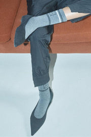 HHEYANNO Logo Socks  | Grey Melange | Accessories fra HEYANNO