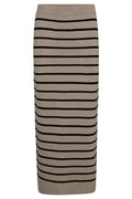 Ani Skirt 205687 | Simply Taupe Mel. W. Black | Nederdel fra Freequent