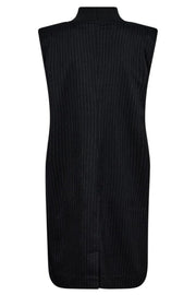 Ida Pin Rib Turtleneck Dress 36308 | Dark Grey | Kjole fra Co'couture