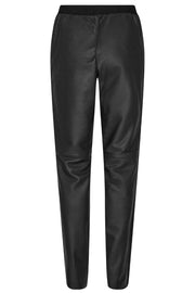 Zabel Long Leather Pant | Black | Bukser fra Mos Mosh