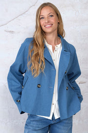 Roberta Jacket 2691 | Blue | Jakke fra Prepair