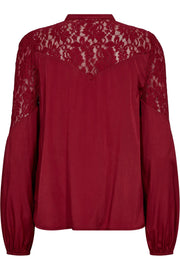 Vialu Blouse 205199 | Chili Pepper | Bluse fra Freequent