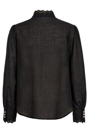 Angie Anglaise Shirt 35600 | Black | Bluse fra Co'couture