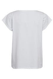 DustCC Print Tee 33085 | White | T-Shirt fra Co' Couture