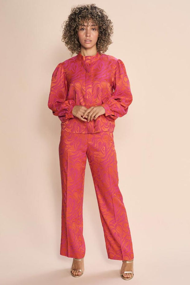 Tinta Pivot Shirt | Burnt Ochre | Skjorte fra Mos Mosh