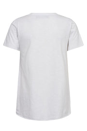 Gethi O-SS Tee  | White | T-shirt fra Mos Mosh