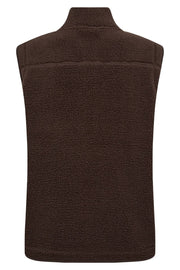 Ada Waistcoat | Brun | Teddy vest fra French Laundry