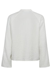 Shina Lace V-Shirt 35923 | Off white | Bluse fra Co'couture