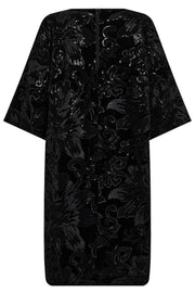Fanni Flower Dress | Black | Kjole fra Mos Mosh
