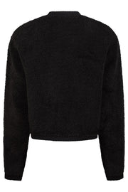 Limo Fluffy Knit Cardigan | Black | Cardigan fra Neo Noir