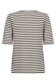 Eloisel Tee 206411 | Moonbeam W. Coffee Bean | T-Shirt fra Freequent