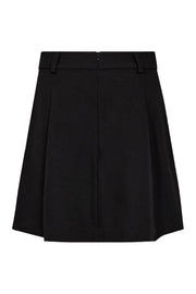 Luna Pocket Pleat Mini Skirt 34223 | Black | Nederdel fra Co'couture