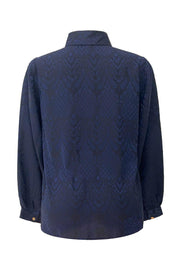 Lala Ls Shirt | Navy Black | Bluse fra Liberté