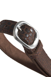 Belts 16130 | Brown Croco | Bælte fra Depeche