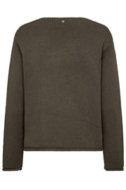 Bine LS V-neck Knit  | Sea Turtle | Strik fra Mos Mosh