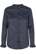 Mattie Shirt | Night Blue | Skjorte fra Mos Mosh