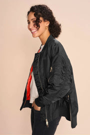 Ruby Bomber Jacket | Black | Jakke fra Mos Mosh