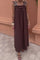 Leopard Strap Dress | Brown | Kjole fra Avery
