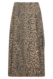 Dahlia Bari Leo Skirt | Leopard Print | Nederdel fra Mos Mosh