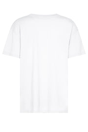 Marchella O-Ss Tee | White | T-shirt fra Mos Mosh