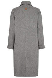 Venice Wool Coat | Grey Melange | Jakke fra Mos Mosh