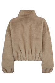 Fera Faux Fur Jacket 30361 | Creme | Jakke fra Co'couture