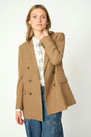 Malie Gabby Blazer | True Camel | Blazer fra Mos Mosh