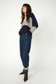 Aymen Kyoto Jeans Ankle | Dark Blue | Jeans fra Mos Mosh