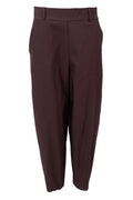 Beverly Barrel Pant | Coffee | Bukser fra Black Colour