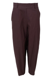 Beverly Barrel Pant | Coffee | Bukser fra Black Colour