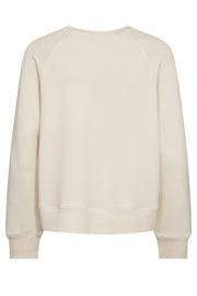 Abello O-LS Basic Sweatshirt  | Ecru | Sweats fra Mos Mosh