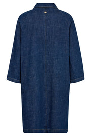 Cirali Pincourt Dress  | Dark Blue | Kjole fra Mos Mosh