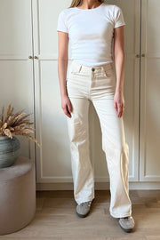 Nara Jeans | Cream | Jeans fra French Laundry