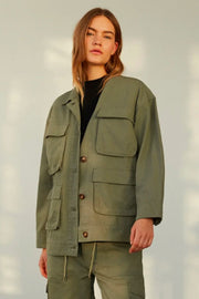 S233205 Jacket | Sage green | Jakke fra Sofie Schnoor