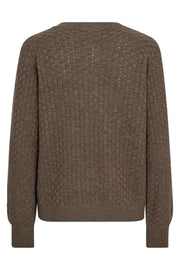 Jazz Cardigan 206456 | Morel Melange | Cardigan fra Freequent