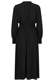Ninette Smock Floor Dress | Black | Kjole fra Co'couture