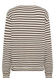 Tini Stripe Sweat | Brun | Bluse fra Statebird