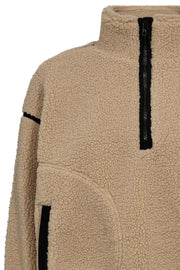 Madin Fleece Anorak 30341 | Sand | Jakke fra Co'couture