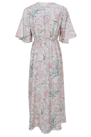 Cassandra Dress | Off White Rose | Kjole fra Black Colour