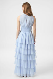 Marli Solid Chiffon Dress | Light Blue | Kjole fra Neo Noir