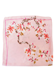 Cherry Blossom Mini Scarf | Lt. Pink | Tørklæde fra Black Colour